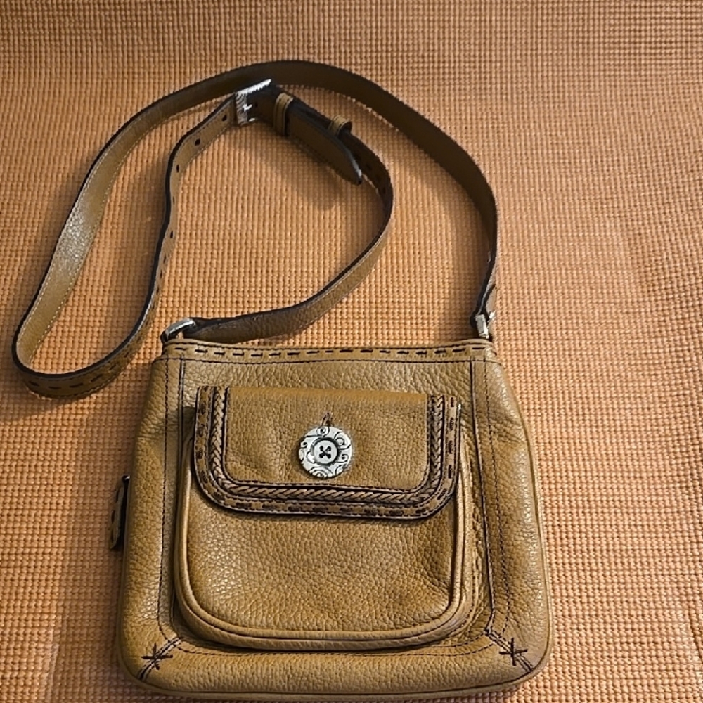 Light Brown Vintage Crossbody Bag